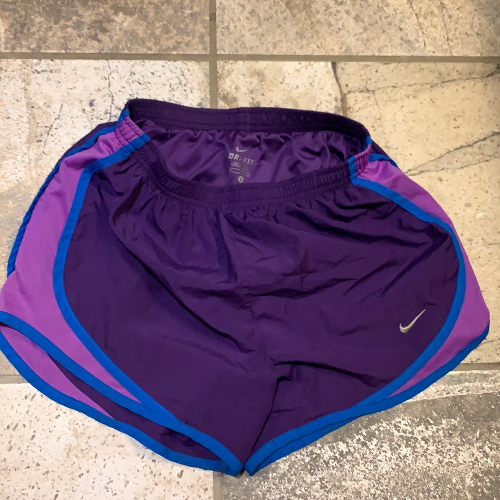 Women’s purple Nike dry fit shorts
